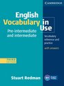 English Vocabulary in Use Preintermediate and Intermediate with Answers