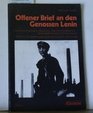 Offener Brief an den Genossen Lenin E Antwort auf Lenins Broschure Der linke Radikalismus die Kinderkrankheit im Kommunismus  Einl Die Ratebewegung  der 2 Internationale