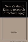 New Zealand family research directory 1997