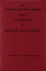 Hilma Wolitzer Interview