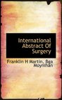 International Abstract Of Surgery