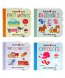 4 Pack Chunky LiftaFlap Board Books First Words/Animals/Opposites/Things That Go