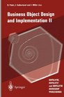 Business Object Design and Implementation Oopsla '96 Oopsla '97 and Oopsla '98 Workshop Proceedings