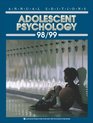 Annual Editions Adolescent Psychology 98/99