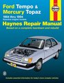 Ford Tempo Mercury Topaz 198494