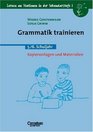 Grammatik trainieren 5  6 Schuljahr