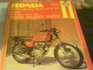 Honda 100/125 Single Cylinder Models Owners Workshop Manual 1970 to 1976