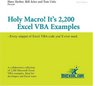 Holy Macro It's 2200 Excel VBA Examples Every Snippet of Excel VBA Code You'll Ever Need