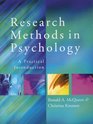 Research Methods in Psychology A Practical Introduction