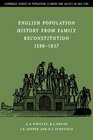 English Population History from Family Reconstitution 15801837