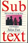 Subtext  Beneath the Surface and Between the Lines of Workplace Communication
