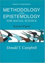 Methodology and Epistemology for Social Sciences  Selected Papers