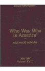 Who Was Who In America With World Notables 20062007