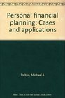 Personal financial planning Cases and applications