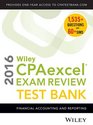 Wiley CPAexcel Exam Review 2016 Study Guide January Financial Accounting and Reporting