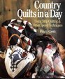 Country Quilts in a Day Using Strip Quilting  Other Speed Techniques