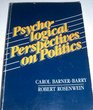 Psychological Perspectives on Politics