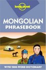 Lonely Planet Mongolian Phrasebook