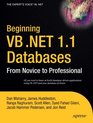Beginning VB NET 11 Databases From Novice to Professional