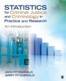 Statistics for Criminal Justice and Criminology in Practice and  Research An Introduction