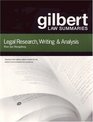 Gilbert Law Summaries Legal Research Writing  Analysis