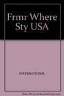 Frmr Where Sty USA