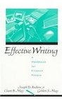 Effective Writing A Handbook for Finance People