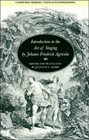 Introduction to the Art of Singing by Johann Friedrich Agricola