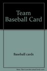 The Sport Americana Team Baseball Card Checklist Number 2