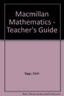 Macmillan Mathematics  Teacher's Guide
