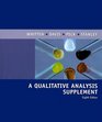 A Qualitative Analysis Supplement Eighth Edition