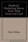 Students' Marketing Bonus Pack Web Password Card
