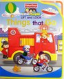 Things That Go FisherPrice Little People Lift and Look Foam Book