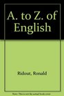 Ronald Ridout's AZ of English