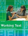 Working Text XWord Grammar and Writing Activities for Students