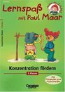 Lernspaß mit Paul Maar, Konzentration fördern, 3. Klasse