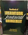 Handbook of International Financial Management