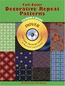 FullColor Decorative Repeat Patterns CDROM and Book