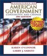 Essentials of American Government Continuity and Change 2004 Election Update