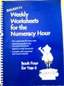 Delbert's Weekly Worksheets for the Numeracy Hour Year 6 Bk4