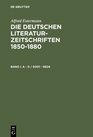 Die Deutschen LiteraturZeitschriften 18501880 Bibliographien  Programme