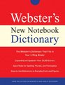 Webster's New Notebook Dictionary