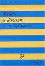 Mesure et dmesure