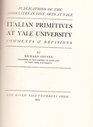 Italian Primitives at Yale University Comments  Revisions