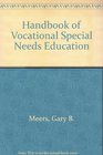 Handbook of Vocational Special Needs Education