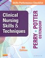 Skills Performance Checklists for Clinical Nursing Skills  Techniques 8e