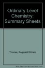 Ordinary Level Chemistry Summary Sheets