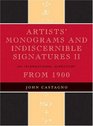 Artists' Monograms and Indiscernible Signatures II An International Directory