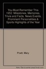 You Must Remember This 1952 Milestones Memories Trivia and Facts News Events Prominent Personalities  Sports Highlights of the Year