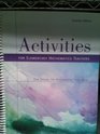 Activities for Elementary Mathematics Teachers Custom Edition
